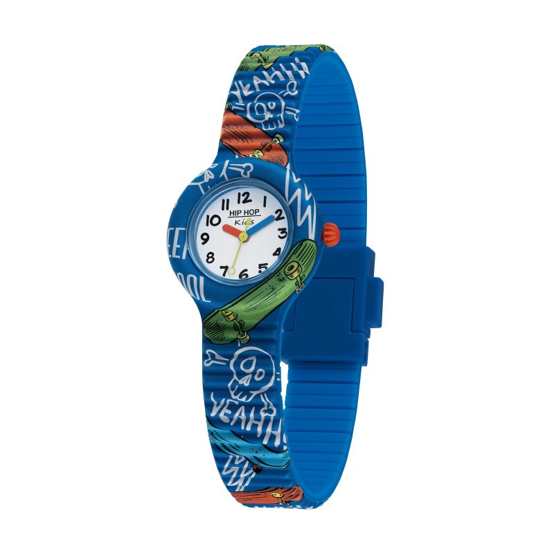 Hip Hop - Kids Fun - Orologio Bambini Blu - Silicone