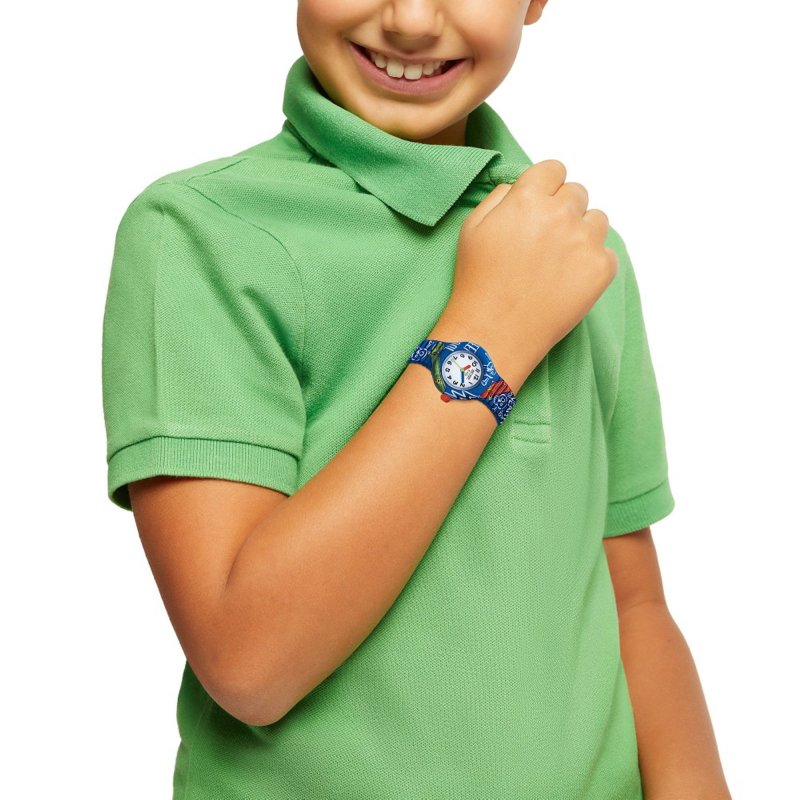 Hip Hop - Kids Fun - Orologio Bambini Blu - Silicone