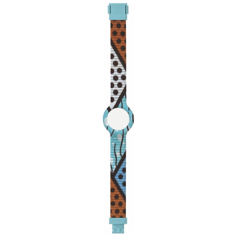 Hip Hop - Cinturino Wax Block - Silicone - Multicolore