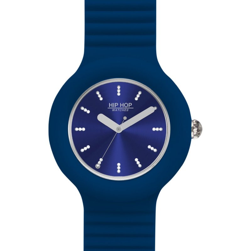 Hip Hop - Orologio Starry - Quadrante Blu - Silicone