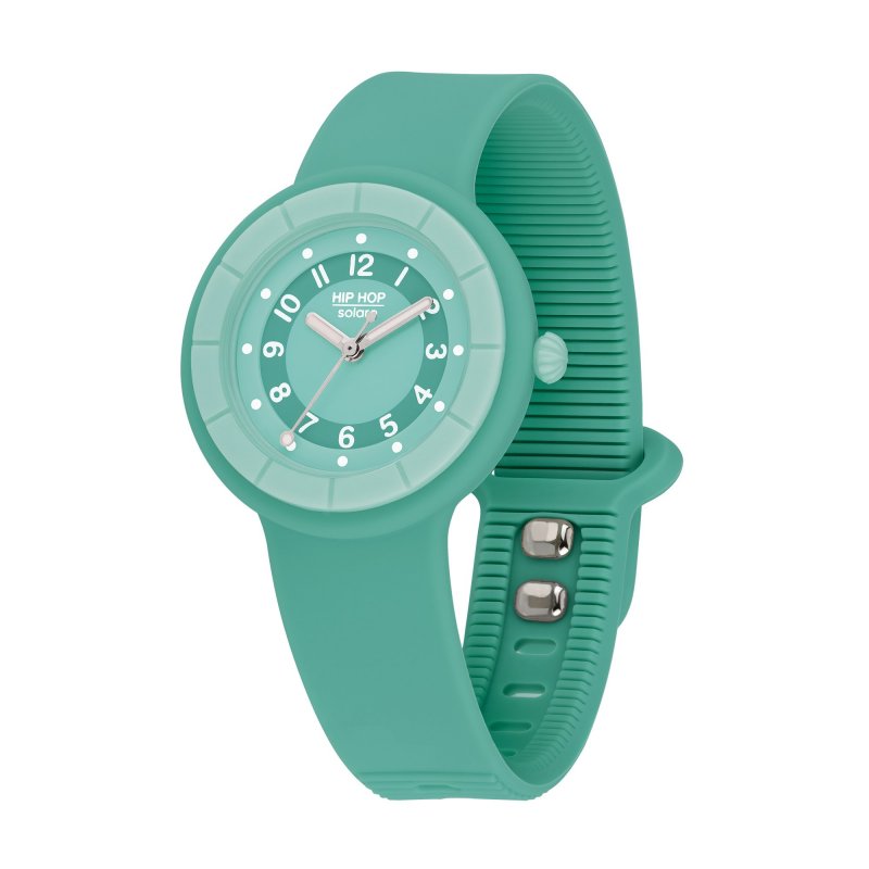 Hip Hop - Hero.Dot Solar - Silicone Verde - 34Mm