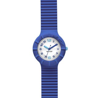 Hip Hop - Numbers Collection - Quadrante Bianco - Silicone Blu
