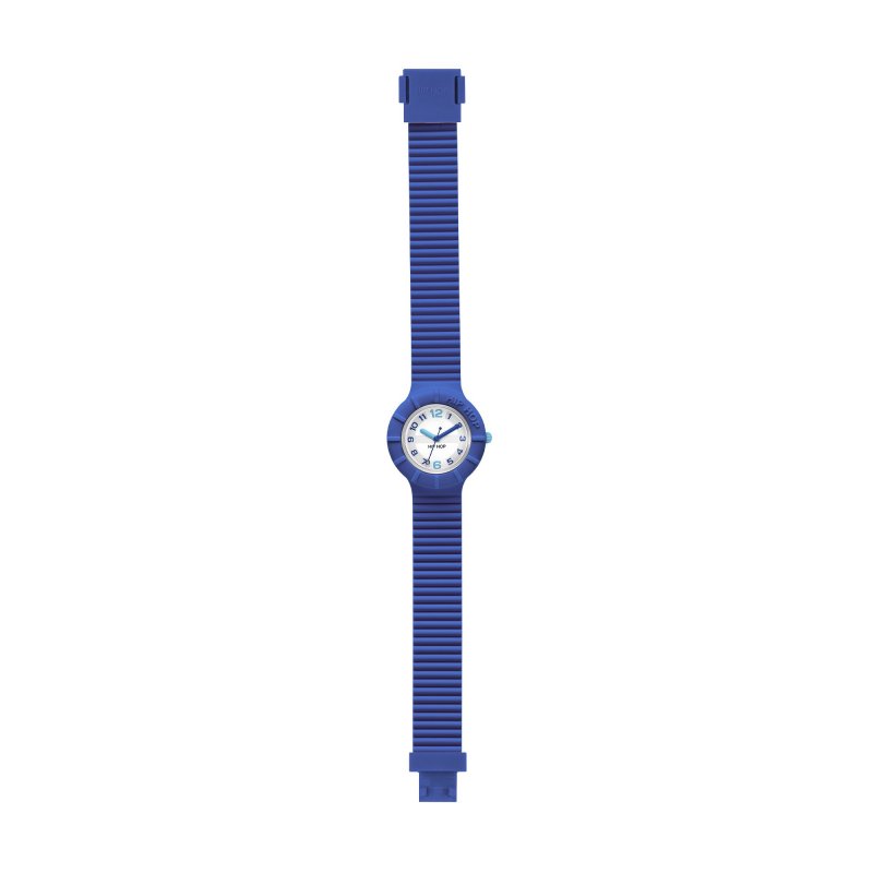 Hip Hop - Numbers Collection - Quadrante Bianco - Silicone Blu