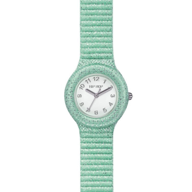 Hip Hop - Shimmer Crush Verde - Silicone Con Tessuto