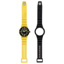 Hip Hop - Master Orologio - Silicone Giallo - 41 Mm