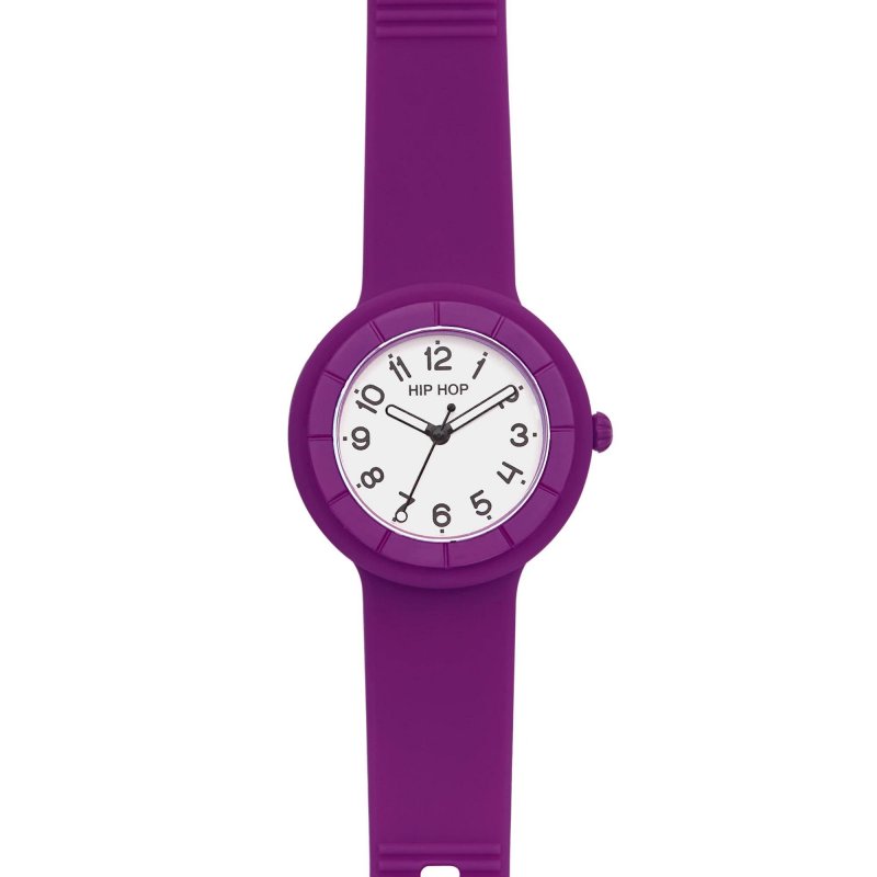 Hip Hop - Hero.Dot - Orologio Viola Silicone