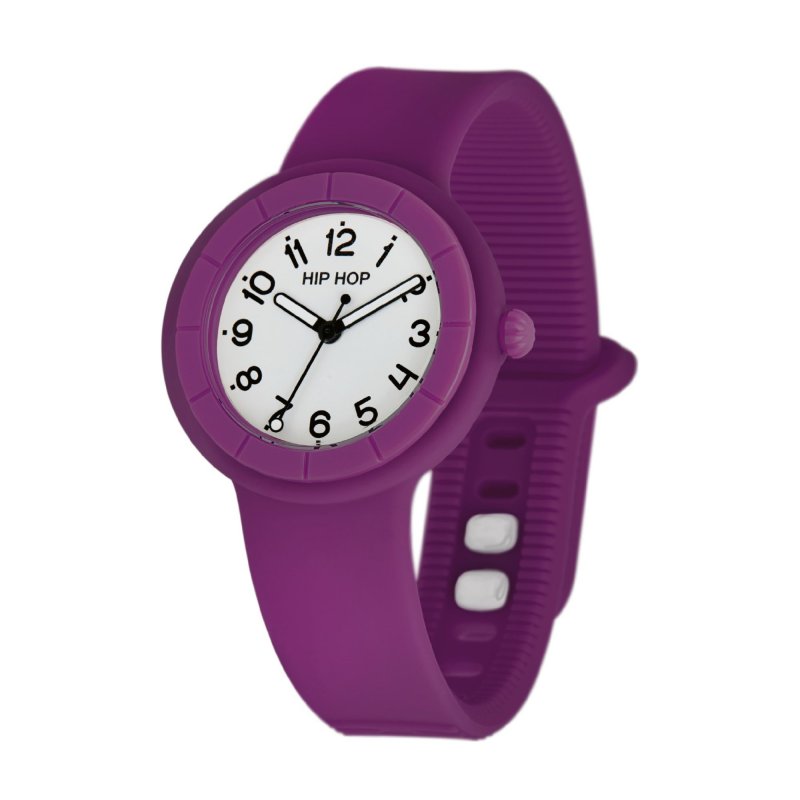 Hip Hop - Hero.Dot - Orologio Viola Silicone