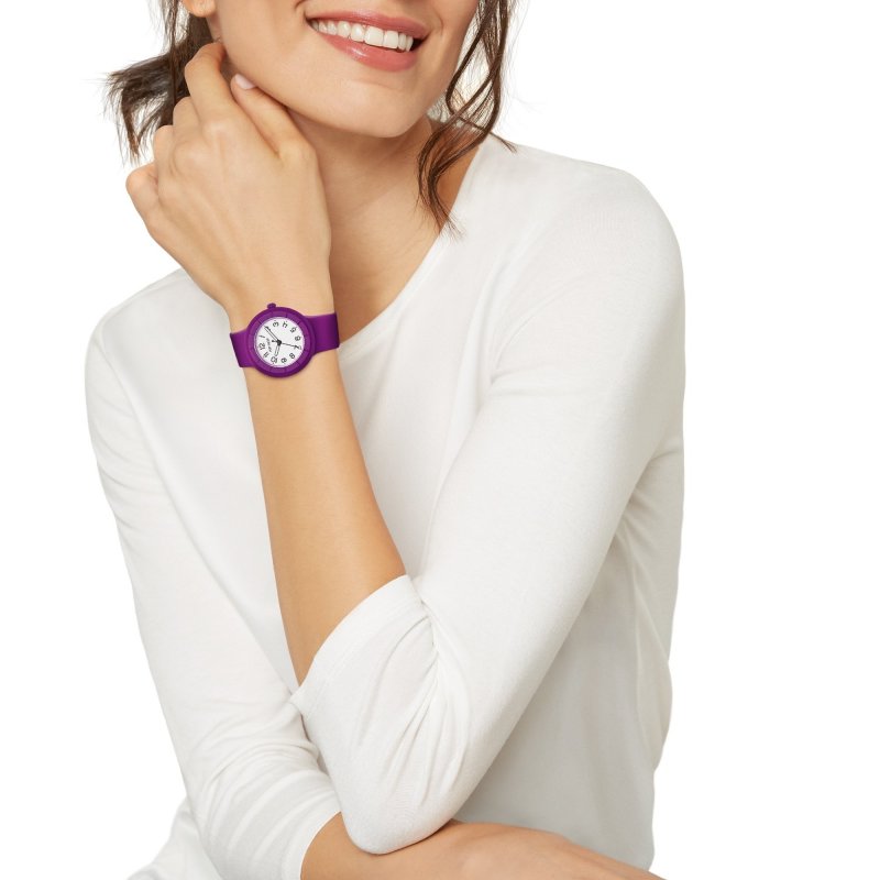 Hip Hop - Hero.Dot - Orologio Viola Silicone