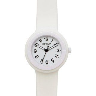 Hip Hop - Hero.Dot - Orologio Silicone Bianco