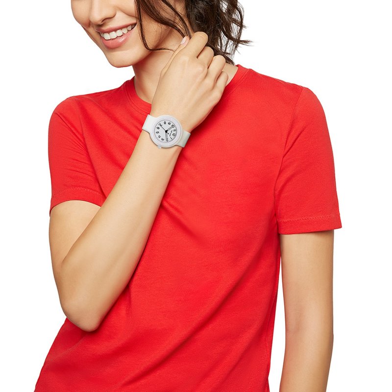 Hip Hop - Hero.Dot - Orologio Silicone Bianco