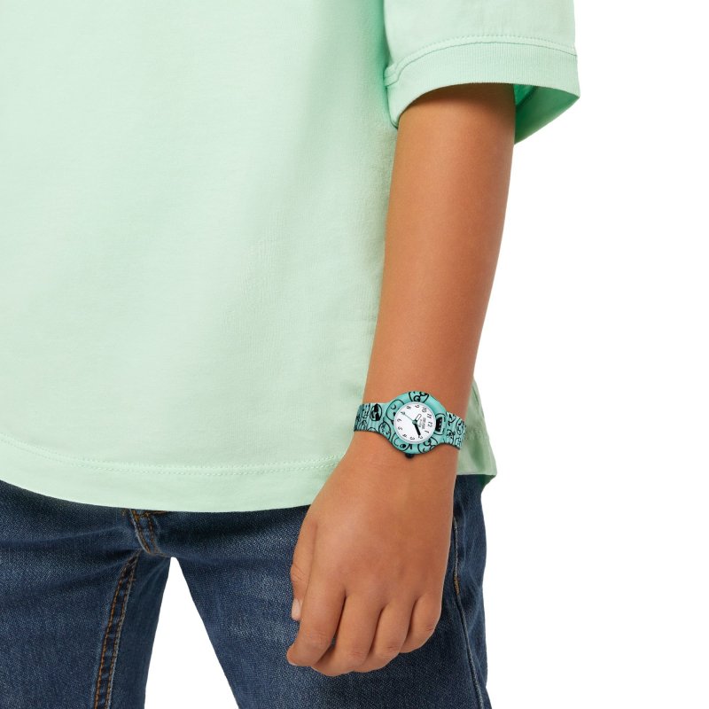 Hip Hop - Orologio Kids Fun - Silicone Con Tessuto