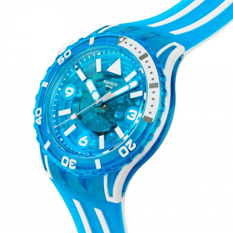 Swatch - Blue Fire - Orologio Subacqueo - Blu