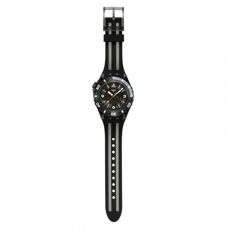 Swatch - Black Sea Nettle - Orologio Subacqueo - Nero