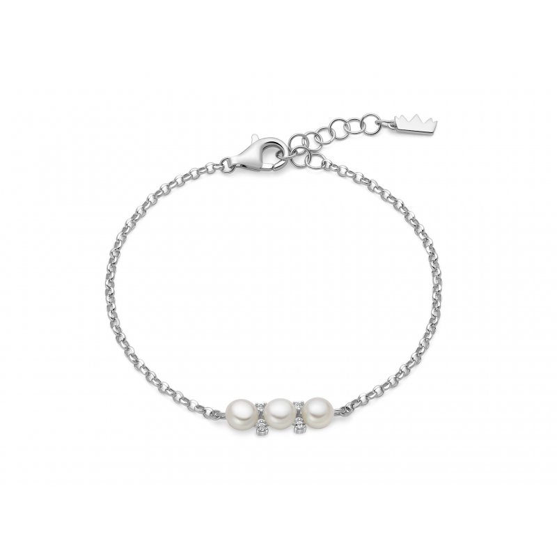 Miluna - Bracciale Unica - Perle Oriente - Argento 925