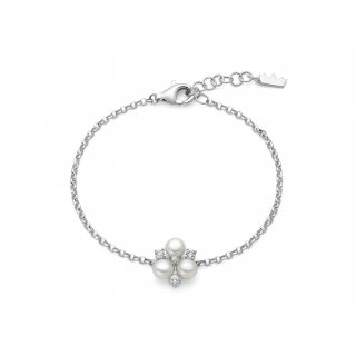 Miluna - Bracciale Bouquet - Perle E Argento