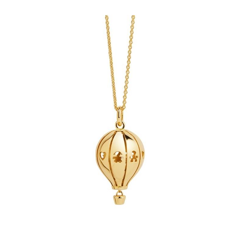 Le Bebe' - Collana Suonamore Le Mongolfiere - Argento - Oro Giallo