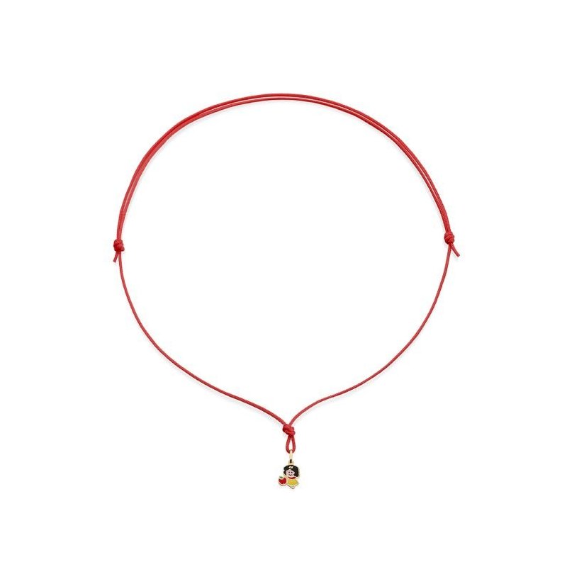 Le Bebe' - Ciondolo Biancaneve - Oro Giallo 9Kt