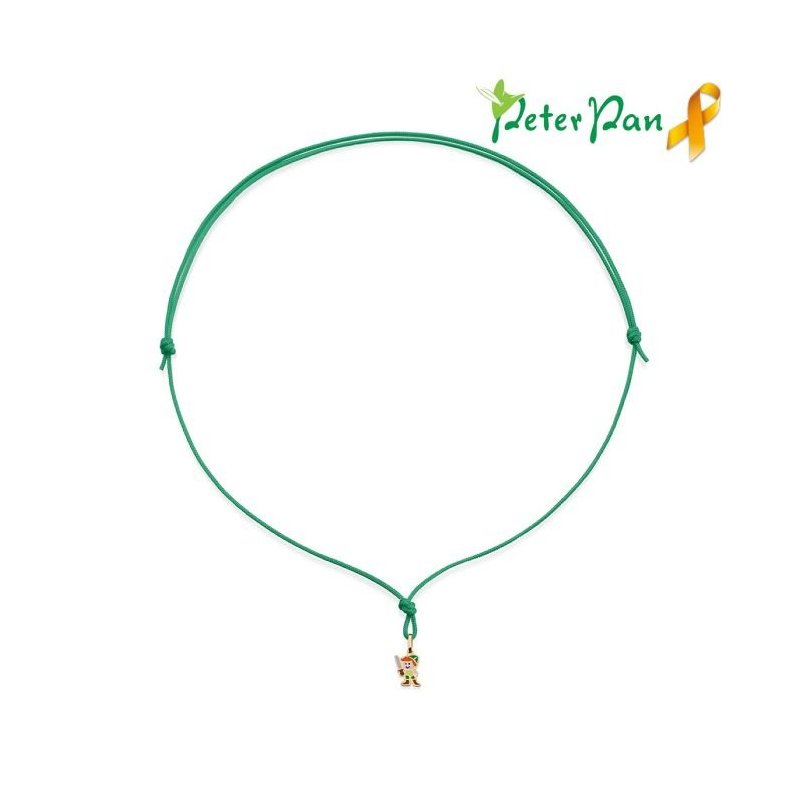 Le Bebe' - Ciondolo Fiabe Peter Pan - Oro Giallo 9Kt