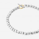 Dodo - Bracciale Granelli - Argento 925 - Oro Giallo 18K