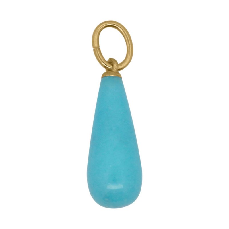 Rue Des Mille - Charm Goccia Giada Sky - Argento 925