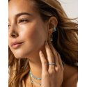 Rue Des Mille - Anello Elastico Milky - Argento 925