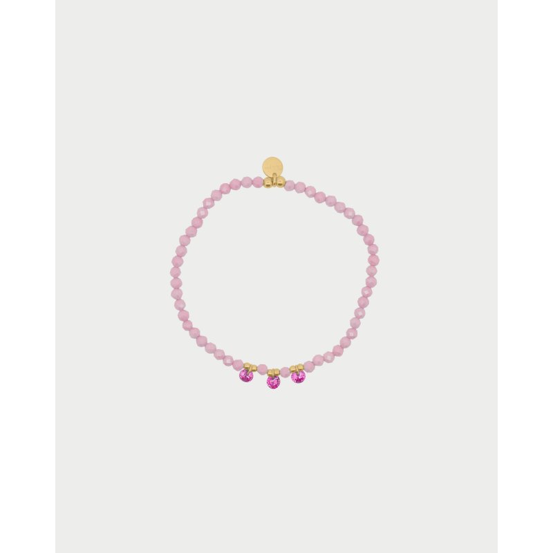 Rue Des Mille - Bracciale Elastico - Zirconi Milky