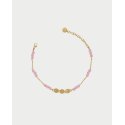 Rue Des Mille - Bracciale Catena - Zirconi Milky - Medaglie