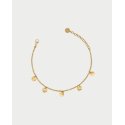 Rue Des Mille - Bracciale Con Medagliette - Argento Dorato