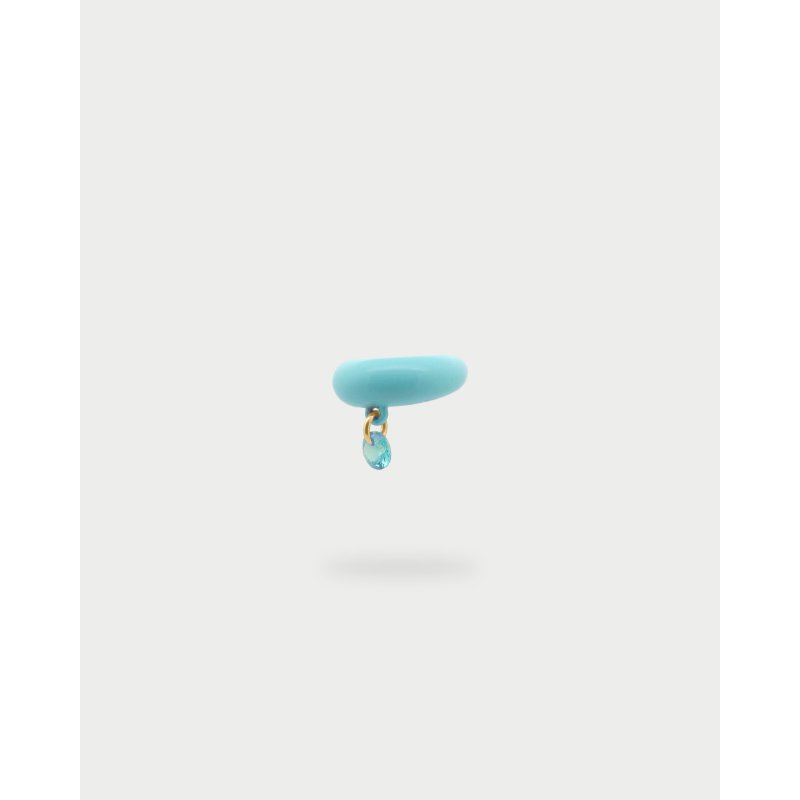 Rue Des Mille - Earcuff Smaltato - Zircone Colorato