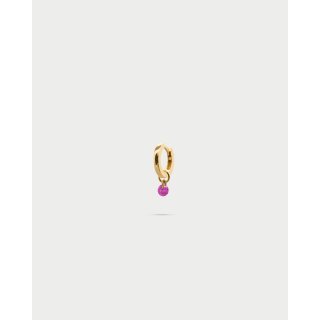 Rue Des Mille - Mono Hoop Mini - Zircone Nudo - Oro