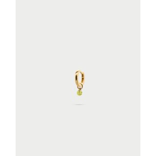 Rue Des Mille - Mono Hoop Mini - Zircone Nudo - Oro