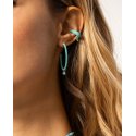 Rue Des Mille - Orecchini Hoops Verniciati - Zircone