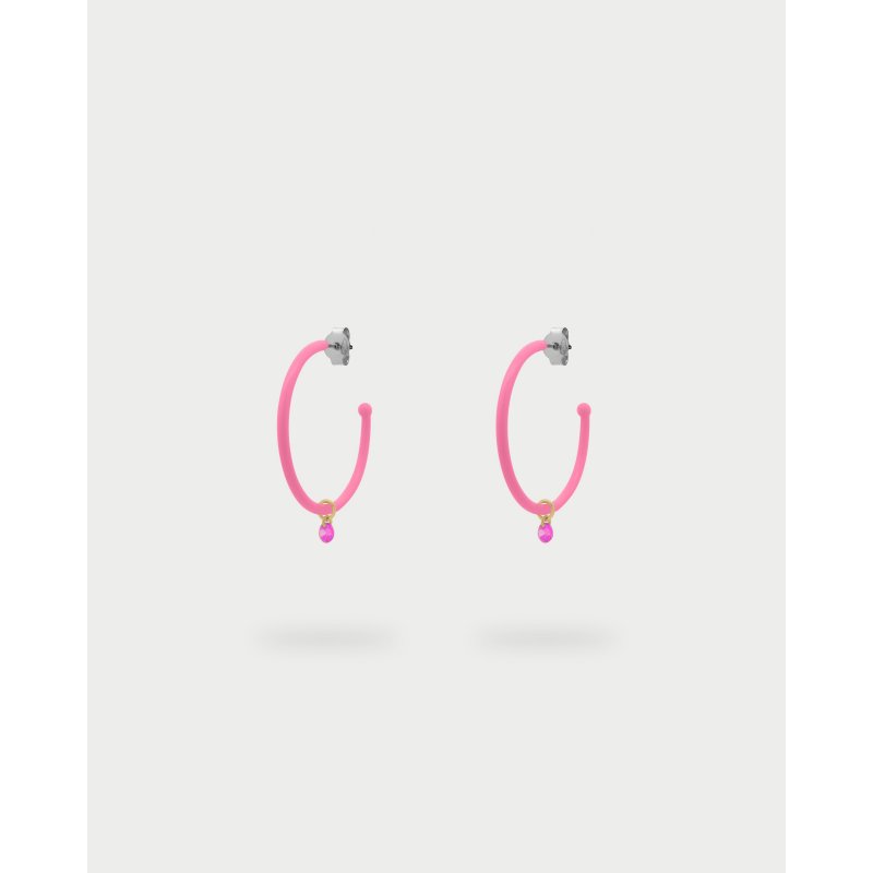 Rue Des Mille - Orecchini Hoops Medium - Verniciati