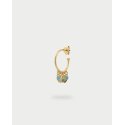 Rue Des Mille - Mono-Orecchino Hoop Zirconi - Elegante