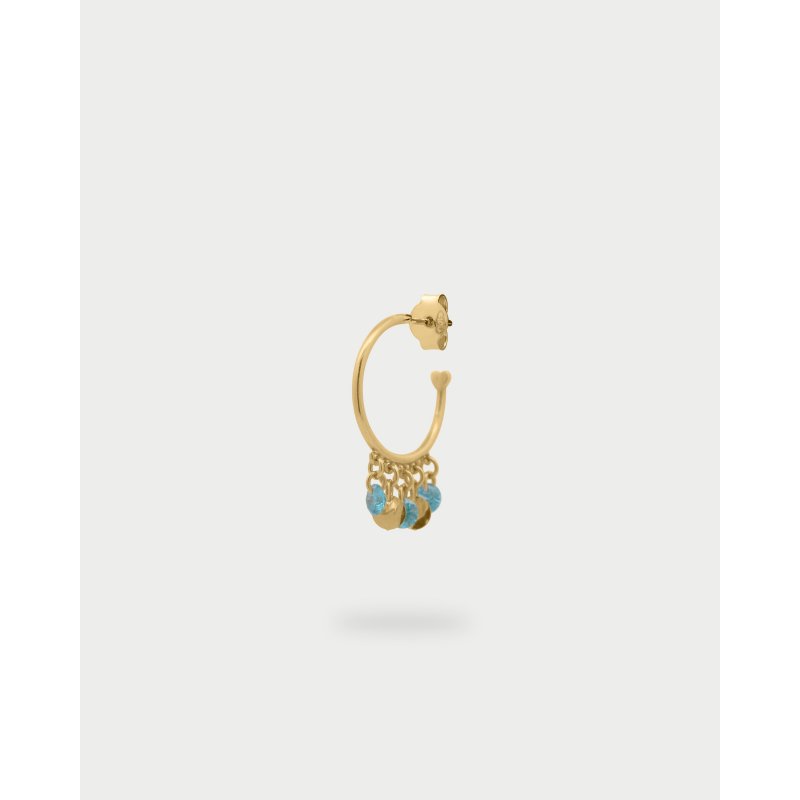 Rue Des Mille - Mono-Orecchino Hoop Zirconi - Elegante