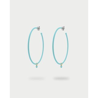 Rue Des Mille - Orecchini Hoops Verniciati - Zircone