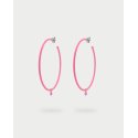 Rue Des Mille - Orecchini Hoops Big Verniciati - Zircone