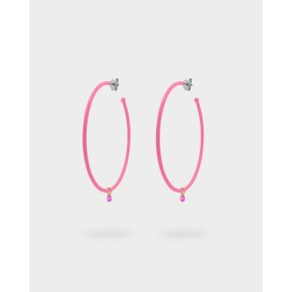 Rue Des Mille - Orecchini Hoops Big Verniciati - Zircone