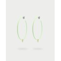Rue Des Mille - Orecchini Hoops Big Verniciati - Zircone