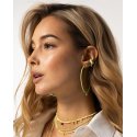 Rue Des Mille - Orecchini Hoops Big Verniciati - Zircone