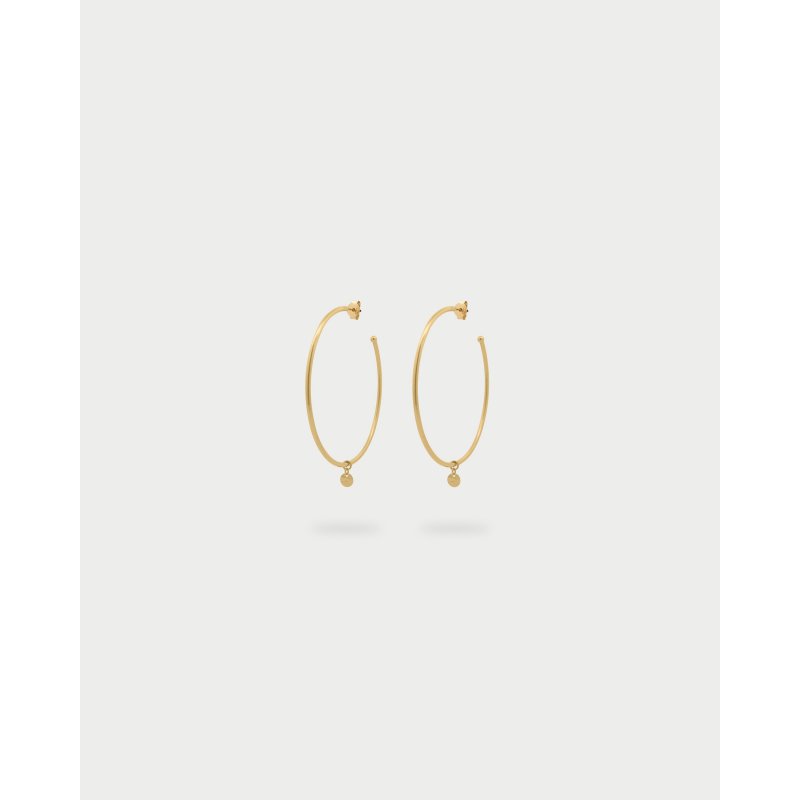Rue Des Mille - Orecchini Hoops Medium Classic - Argento - Oro