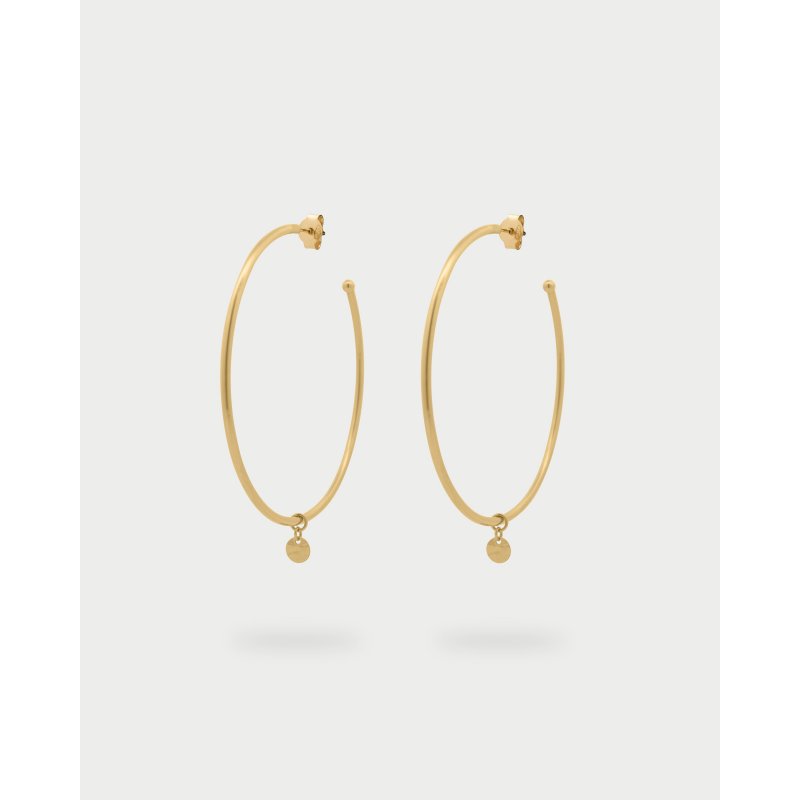Rue Des Mille - Orecchini Hoops Big Classic - Argento - Oro
