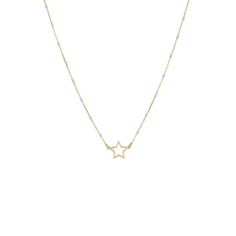 Rue Des Mille - Girocollo Stella - Oro 18Kt - Design Unico