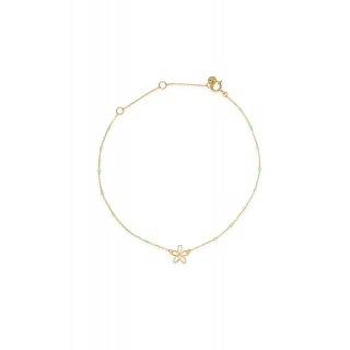 Rue Des Mille - Bracciale Fiore - Oro 18Kt - Smaltato