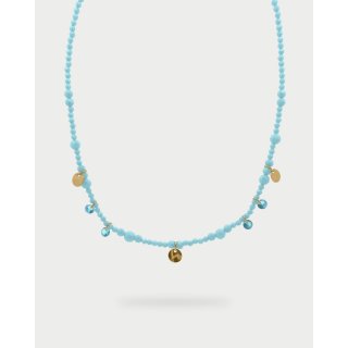 Rue Des Mille - Girocollo Zirconi Milky - Argento 925