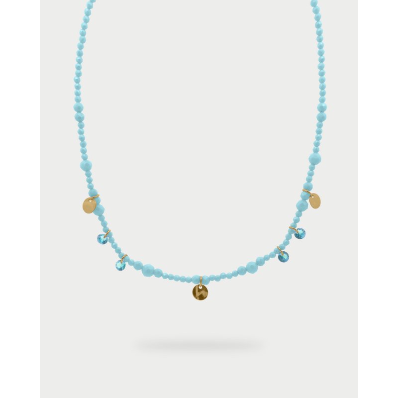 Rue Des Mille - Girocollo Zirconi Milky - Argento 925