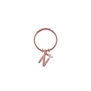 Rue Des Mille - Anello Rigido Lettera E - Argento 925