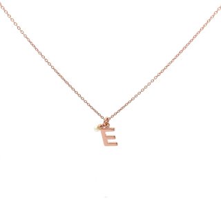 Rue Des Mille - Girocollo Lettera E - Argento 925