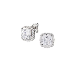 Amen - Orecchini Lady - Zircone Bianco - Taglio Radiant