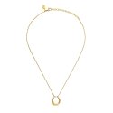 Breil Tribe - Collana Hypnotic - Acciaio Oro - Design Esagonale